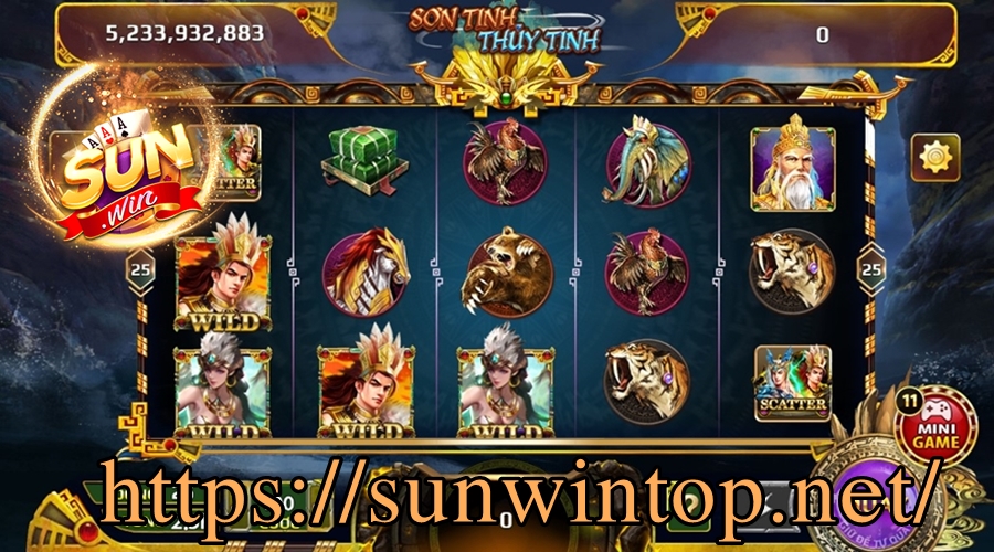 Slot game Sơn Tinh Thủy Tinh trên Sunwin